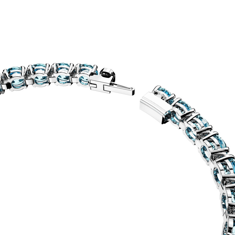 Bransoletka Swarovski Matrix Tennis Niebieska - JubilerSezam.pl