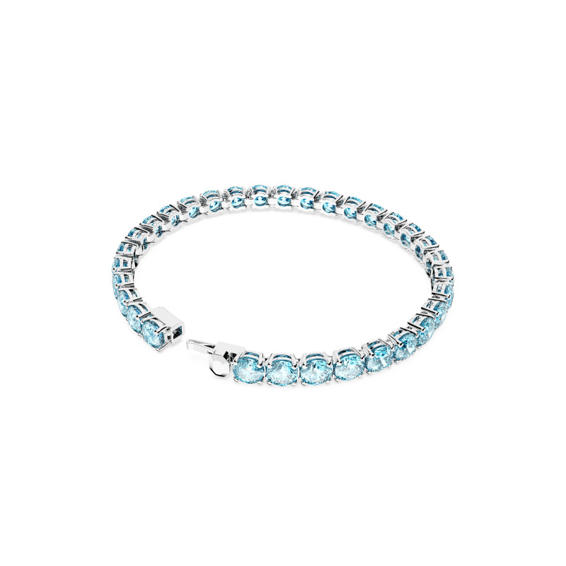 Bransoletka Swarovski Matrix Tennis Niebieska - JubilerSezam.pl