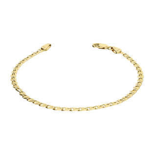 Bransoleta złota łańcuszkowa splot typu gucci 3 mm próba 375