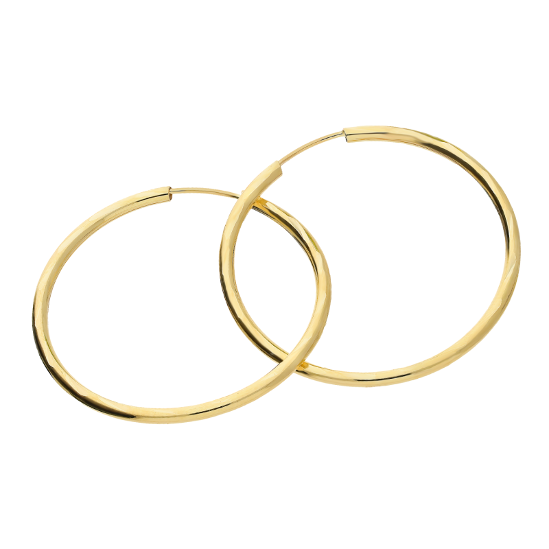 Kolczyki kółka szarniry 30mm dis M3-187-30 próba 585