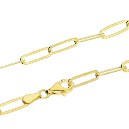 Naszyjnik pozłacany anker płaski long BC 2107-021 GOLD próba 925