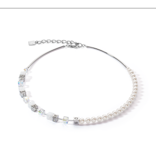 Naszyjnik Coeur de Lion 1400 White CT 5086-10-1400