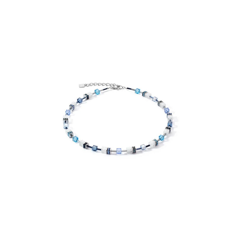 Naszyjnik Coeur de Lion Blue-White - Stal i Kryształy - JubilerSezam.pl