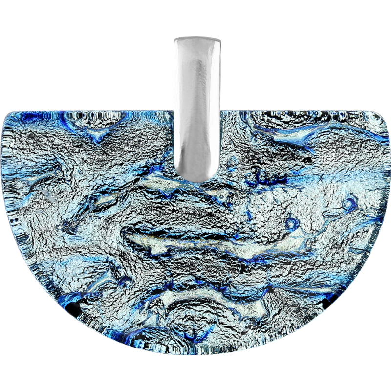 Zawieszka srebrna RIALTO ze szkłem murano KQ P10-76 próba 925