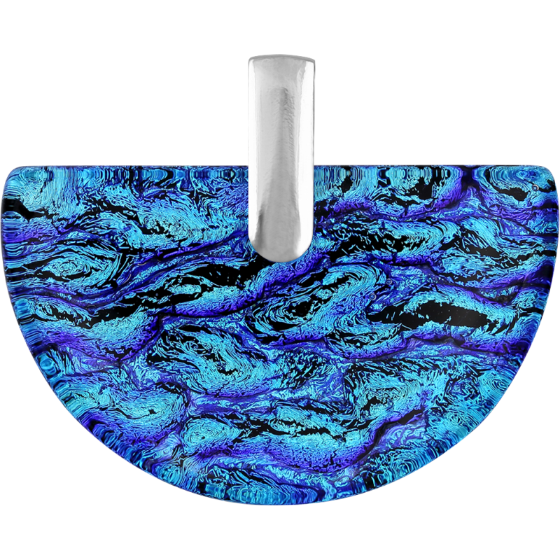 Zawieszka srebrna RIALTO ze szkłem murano KQ P10-74 próba 925