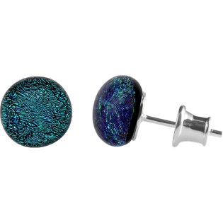 Kolczyki srebrne GIUDECCA ze szkłem murano KQ SZ10-67 próba 925