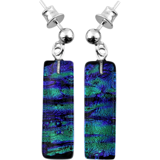 Srebrne kolczyki Emerald Murano KQ WSZ10-02 pr. 925 - JubilerSezam.pl