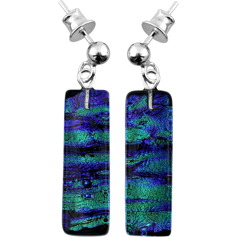 Srebrne kolczyki Emerald Murano KQ WSZ10-02 pr. 925 - JubilerSezam.pl