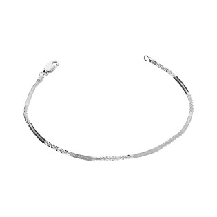 Bransoleta srebrna rodowana daisy BC 1820-030 ALT ROD próba 925