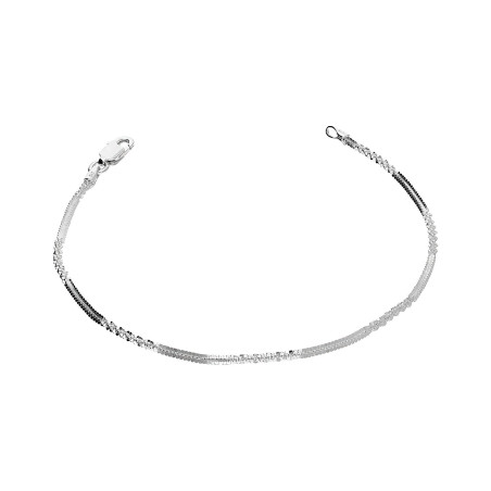 Bransoleta srebrna rodowana daisy BC 1820-030 ALT ROD próba 925