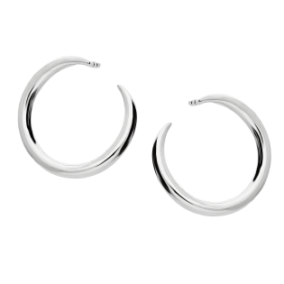 Kolczyki srebrne niepełne koło/sztyft JA1152 ROD próba 925