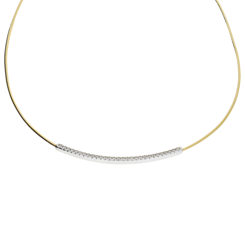 Bransoleta pozłacana z blaszką z cyrkoniami/linka M3-115 próba 925