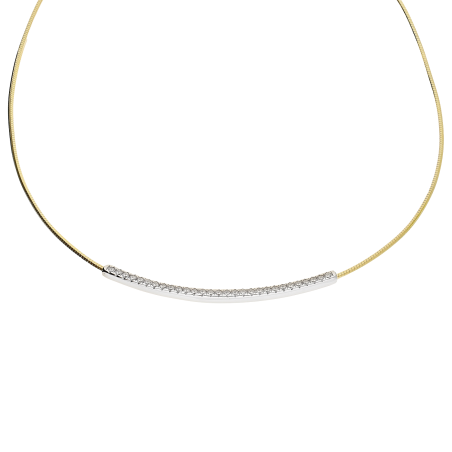 Bransoleta pozłacana z blaszką z cyrkoniami/linka M3-115 próba 925