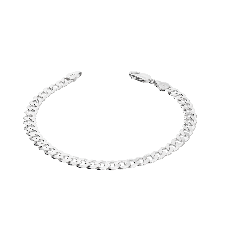 Bransoleta srebrna pancerka