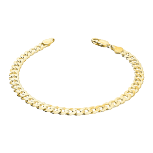 Bransoleta srebrna pozłacana pancer