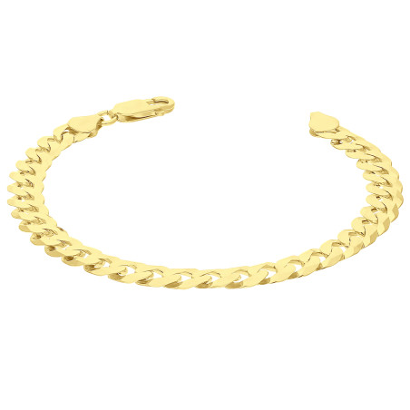 Bransoleta pozłacana o splocie pancer