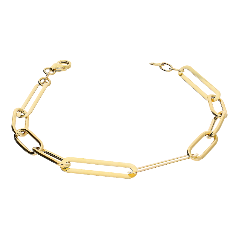 Złota Bransoletka Anker Long pr. 585 - JubilerSezam.pl