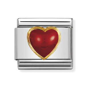 Element link 18K serce koral NP 030501 11