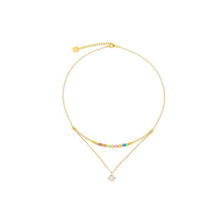 Naszyjnik Coeur de Lion Multicolor - Stal i Kamienie - JubilerSezam.pl