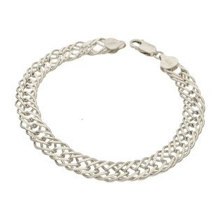 Bransoleta srebrna rombo BC 1436-100 próba 925