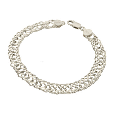 Bransoleta srebrna rombo BC 1436-100 próba 925