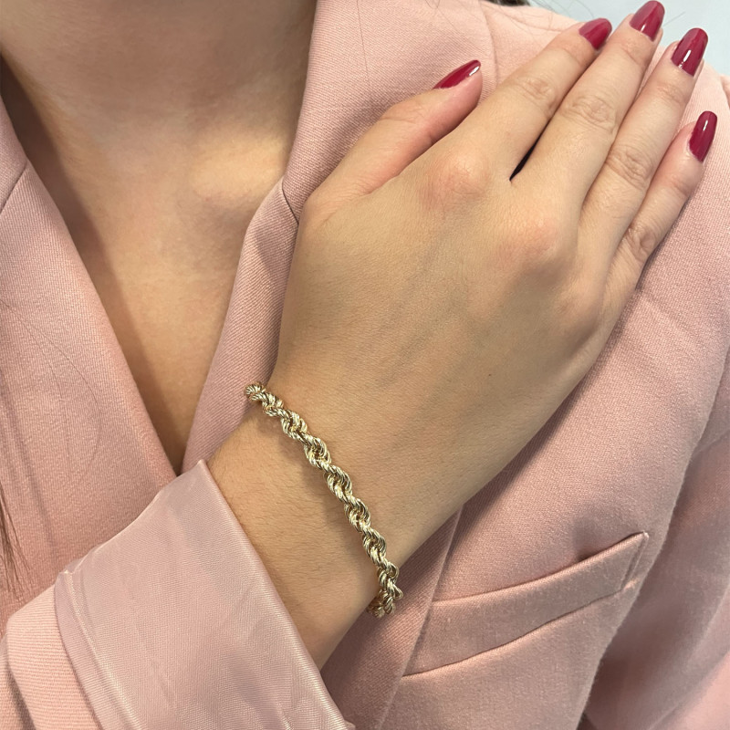 Bransoleta złota korda LP 25U27-MR02540-Y próba 585