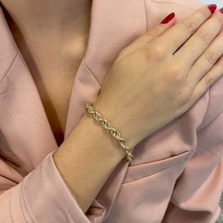 Bransoleta złota korda LP 25U27-MR02685-Y próba 585