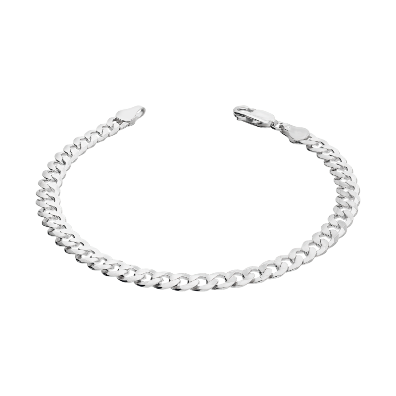 Bransoleta srebrna pancerka