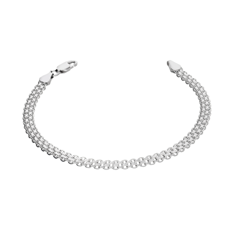 Srebrna Bransoleta Bismark pr. 925 - JubilerSezam.pl