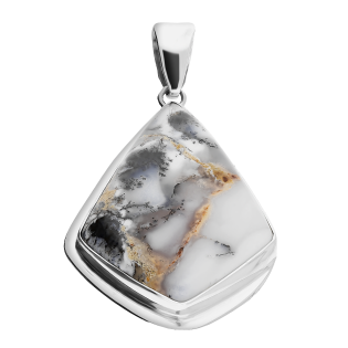 Zawieszka srebrna agat dendrytowy Turcja GX-agden-37 próba 925