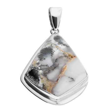 Zawieszka srebrna agat dendrytowy Turcja GX-agden-37 próba 925