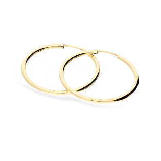 Kolczyki kółka szarniry 25mm próba 585