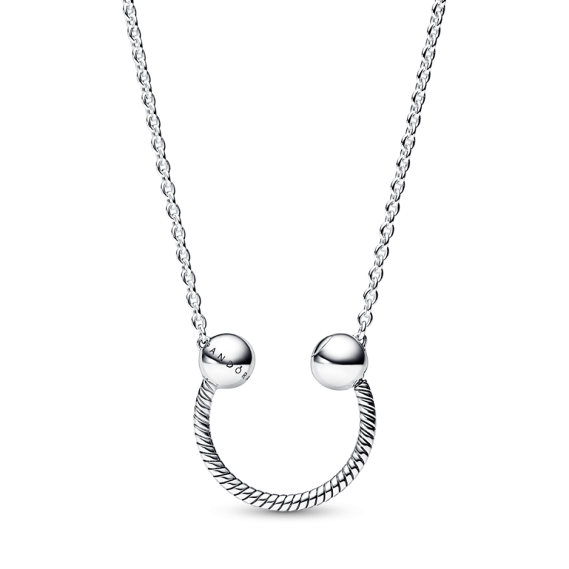 Naszyjnik Pandora Moments z zawieszką w kształcie U 392747C00