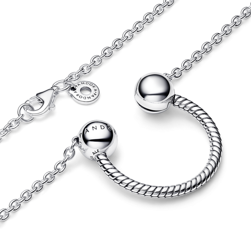 Naszyjnik Pandora Moments z zawieszką w kształcie U 392747C00