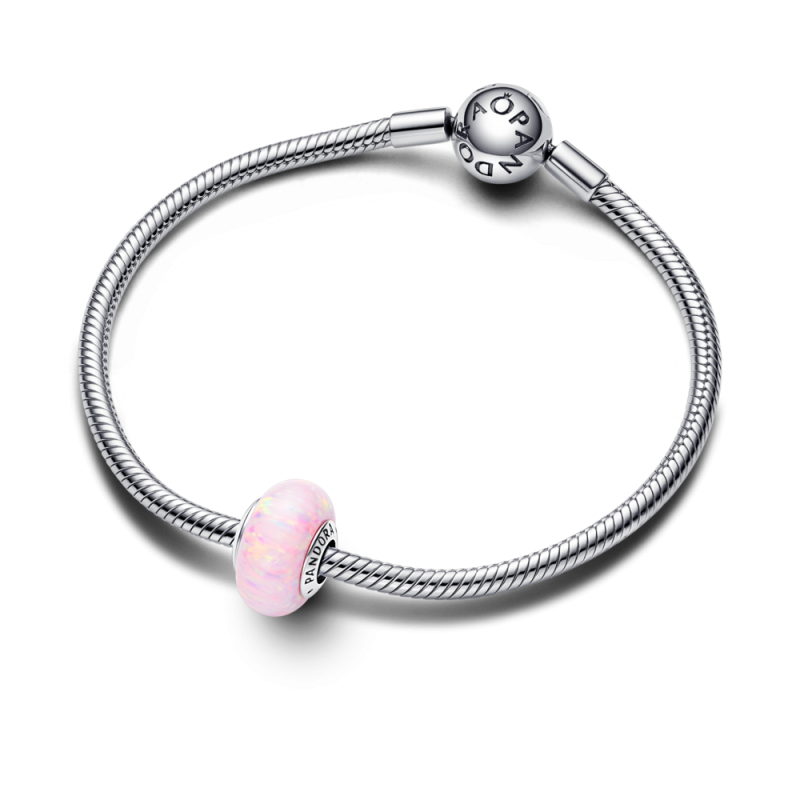 Charms Opalizujący róż murano 791691C03 próba 925