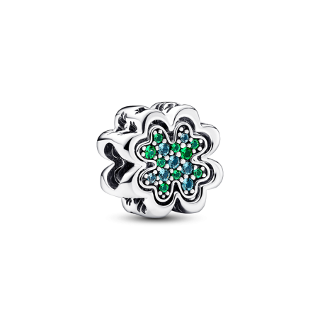 Rozdzielany charms Czterolistna koniczynka Pandora 792752C01