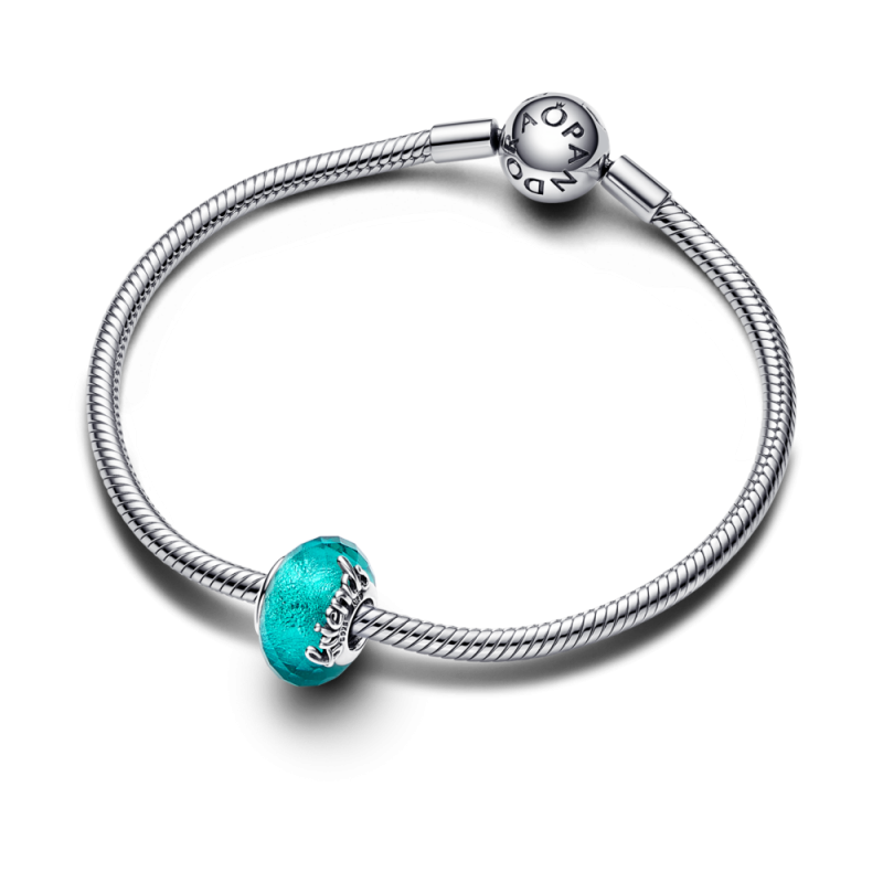 Charms Pandora z fasetowanego szkła Murano Przyjaźń 792762C01