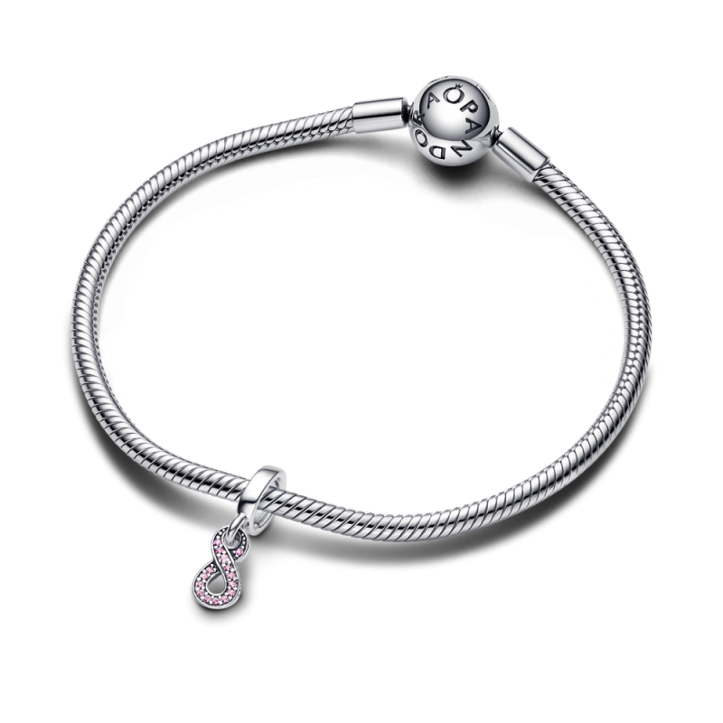 Charms Pandora Lśniąca Nieskończoność pr. 925 - JubilerSezam.pl