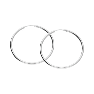 Kolczyki srebrne kółka szarniry 35mm NI KSZ-35mm-1,7 ROD próba 925