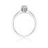 Pierścionek zaręczynowy z białego złota SOLITER z diamentem BE W-047-10 białe złoto próba 585