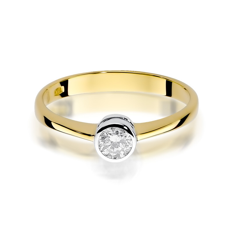 Pierścionek zaręczynowy z diamentem JUBILE BE W-224B-30 próba 585