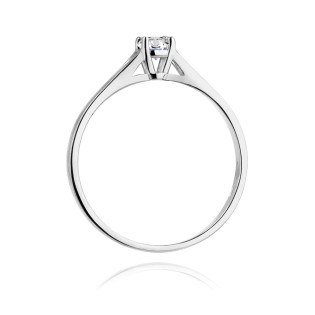 Pierścionek zaręczynowy z diamentem SOLITER BE W-240-20 białe złoto próba 585