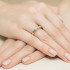 Pierścionek zaręczynowy z diamentami ETERNO BE W-343-10 próba 585