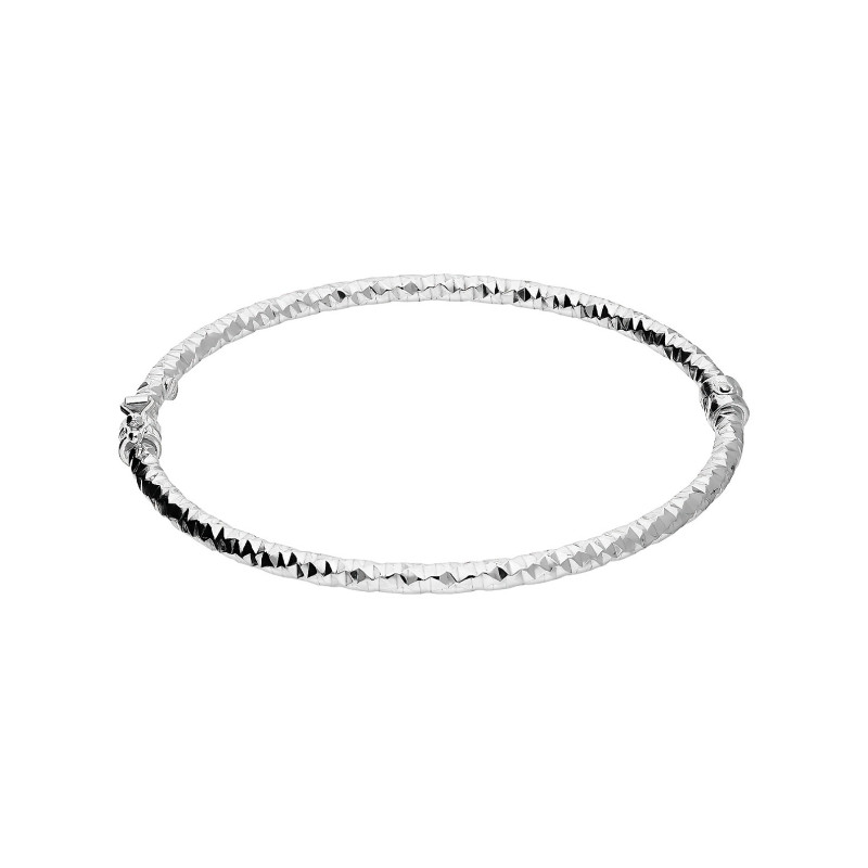 Bransoleta srebrna bangla skręcana grawerowana M3-128 ROD próba 925