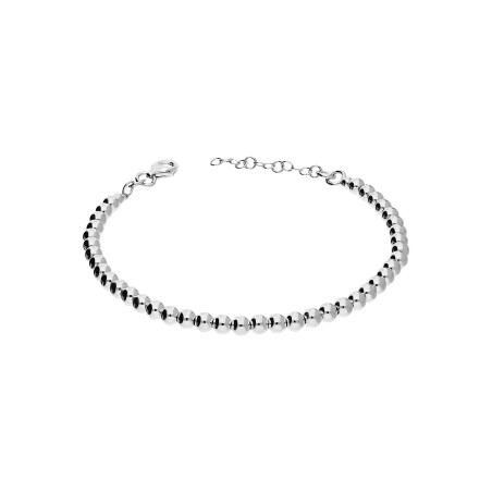 Srebrna bransoletka kulki pr. 925 - JubilerSezam.pl