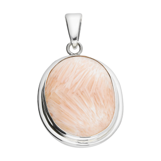 Zawieszka srebrna Scolecite Afryka GX-scol-1 próba 925