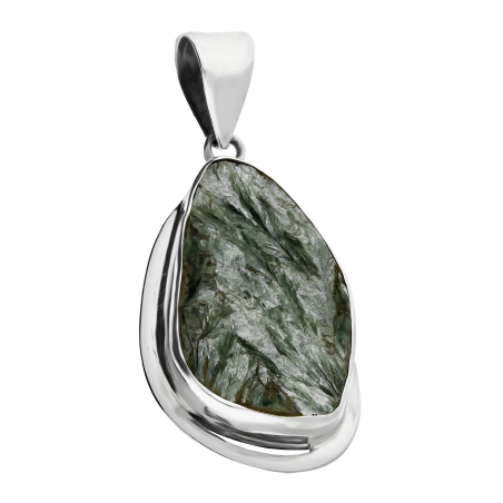 Zawieszka srebrna serafinit Syberia GX MINERALS GX-seraf-20 próba 925