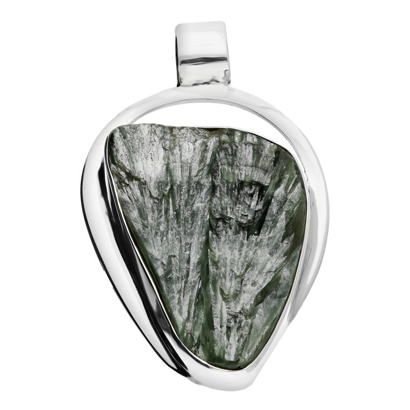 Zawieszka srebrna serafinit Syberia GX MINERALS GX-seraf-23 próba 925