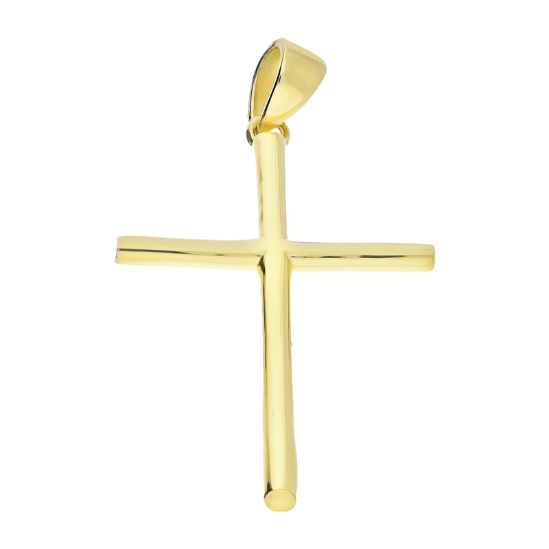 Krzyżyk złoty gładki z kwadratowymi ramionami AR XXP11338 próba 375