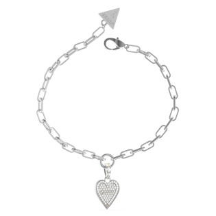 Bransoletka Guess JUBB03250JWRH srebrna z cyrkoniami - JubilerSezam.pl